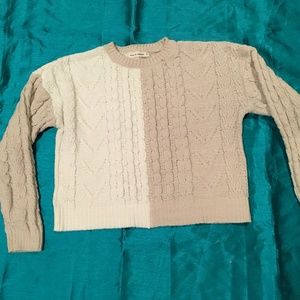 Cropped top knit